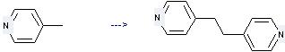 The Pyridine, 4, 4'-(1, 2-ethanediyl)bis- can be obtained by 4-Methyl-pyridine.